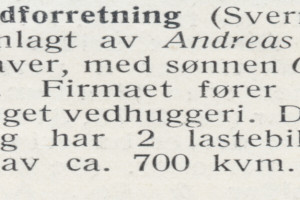 Bilde av Holands Vedforretning